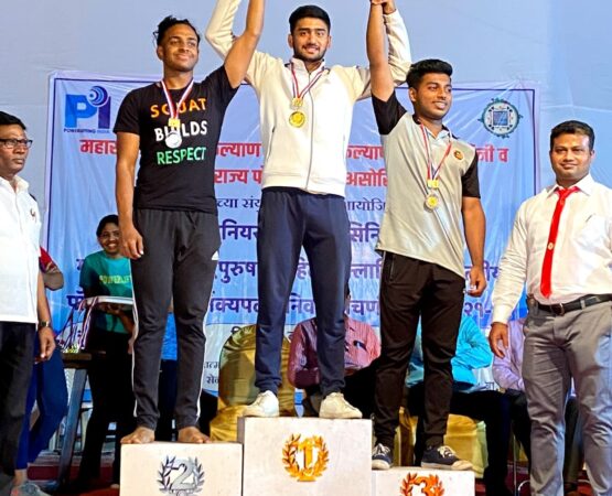 Atharva Dhumal, our student who won Gold medal State Level Power lifting Competition 2021-22.jpeg picture